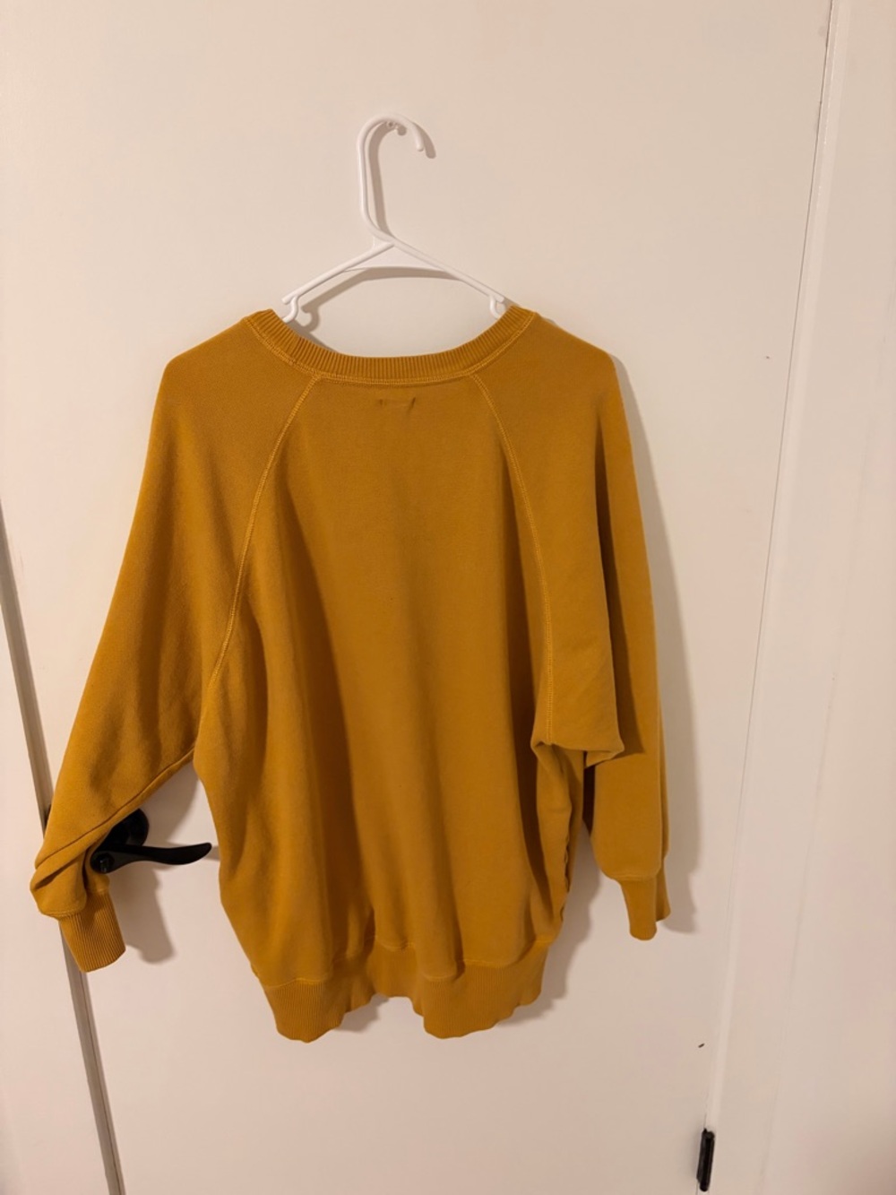 Aerie Size Small Mustard Yellow Oversized Sweatshirt - Picture 3 of 3